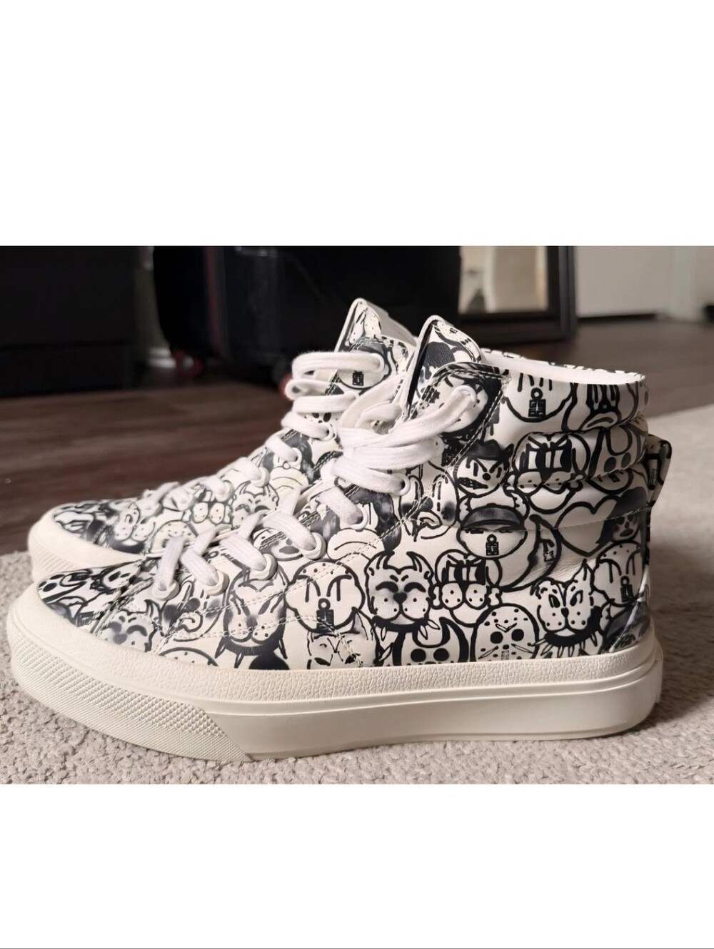 Givenchy X Chito Mens High Too 4G White Sneakers Size 8 US (41 EU)